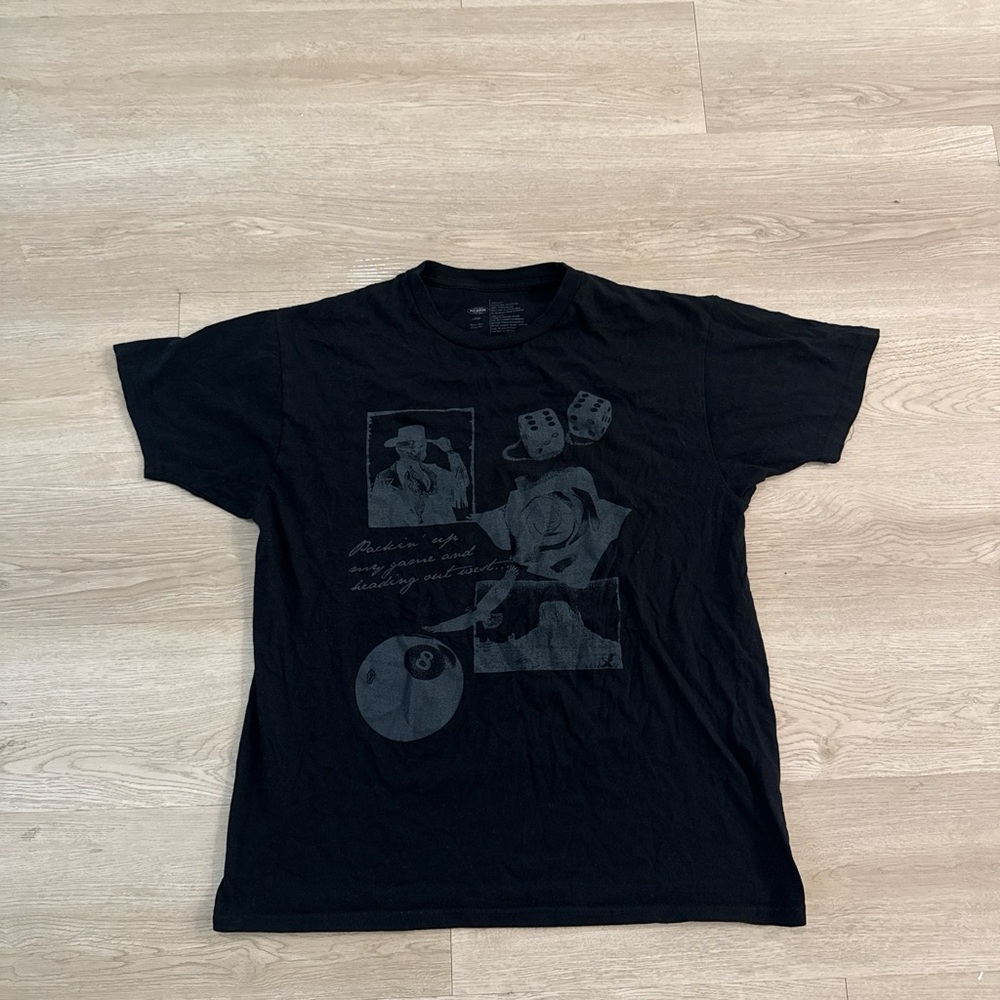 Black Graphic Men's T-Shirt